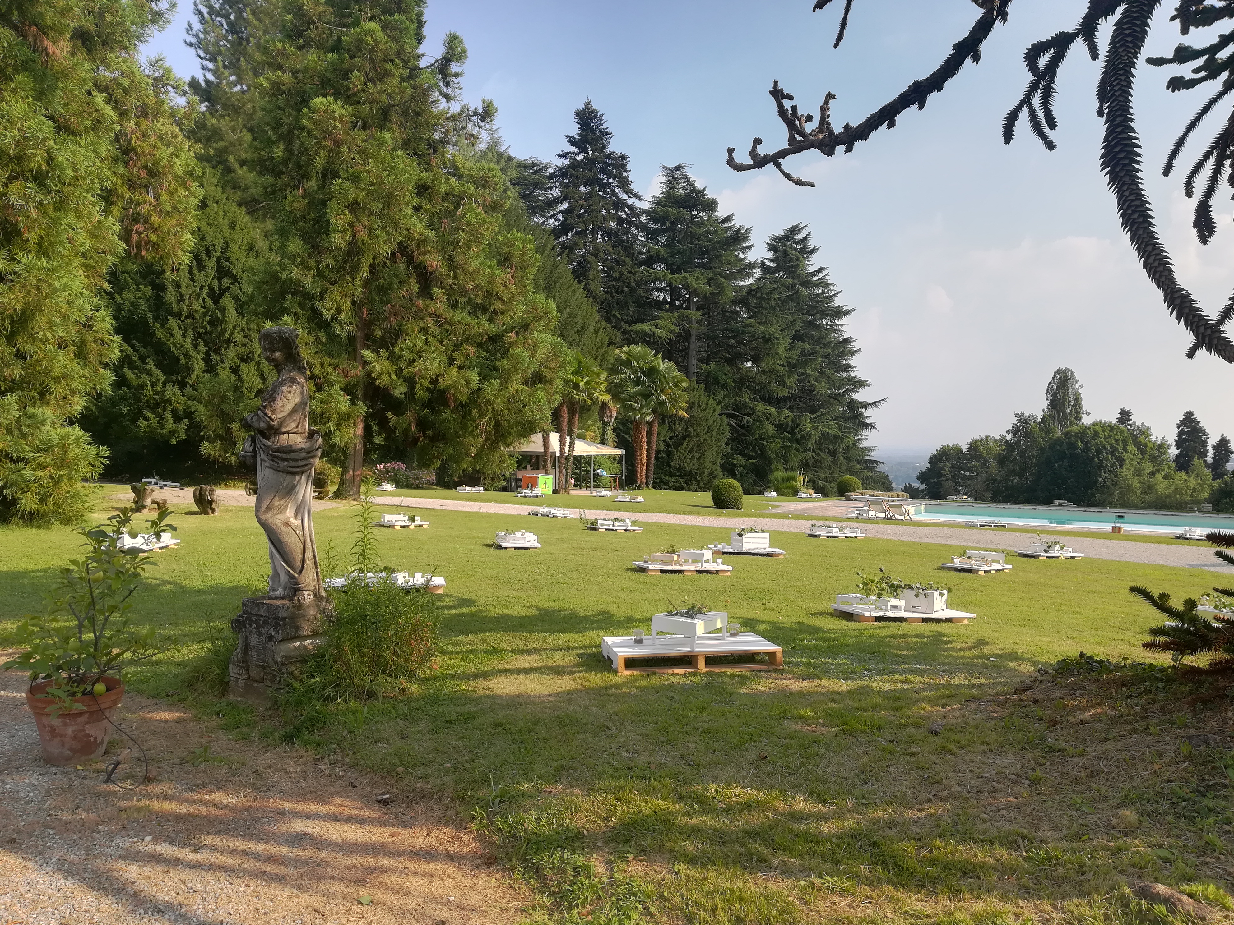 Picnic organizzato nel parco di Villa Besana